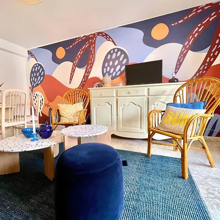 Le Majorelle' - T2 50m2 Parking & Terrace 사나리쉬르메르